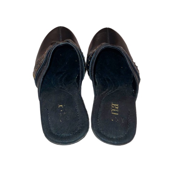 a.n.a Black Leather Mule Clogs - Picture 6 of 6